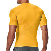 T-shirt de compression pour homme, respirant, vêtements de sport athlétiques pour la gym, le fitness et les séances de course à pied, performance masculine