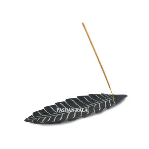 Brûleur d'encens en pierre de savon naturelle, artisanal, de qualité supérieure, avec des formes et des motifs variés, articles de décoration pour la maison - Product Image 6