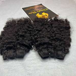Birman bouclés naturel noir couleur meilleure vente vietnamien cheveux humains Remy vierge cuticule cheveux alignés 26 28 30 pouces - Product Image 1