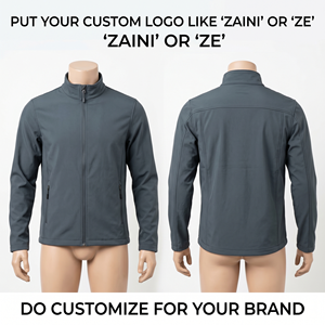 Chaqueta Softshell con Capucha para Hombre ZAINI, 220g, Tejido Worsted, Azul Rey, Transpirable, Resistente al Viento, Ecológica, Casual - Product Image 1