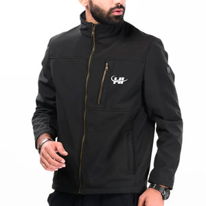 Nouvelle tendance : veste softshell à col montant personnalisée pour l'hiver, avec logo sur le devant et poches zippées - Product Image 1