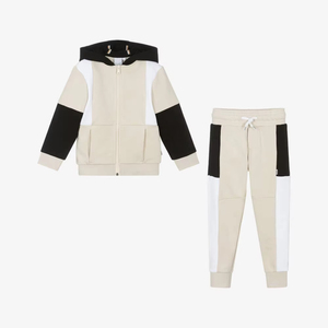 Ensemble de vêtements de sport et de gymnastique pour enfants en coton doux de haute qualité, décontracté, performant et à séchage rapide - Product Image 1