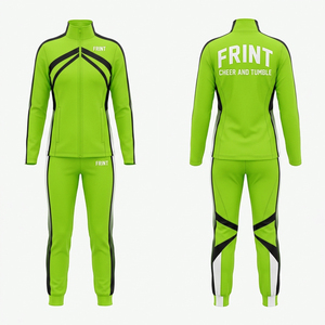 Chándal Deportivo para Adultos, Chaqueta con Capucha y Cremallera, Pantalones, Uniforme Personalizado para Grupos de Baile, Sublimado, con Logotipo - Product Image 4