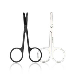 Tijeras de Cejas Profesionales de Acero Inoxidable de Alta Calidad, Mini, con Punta Recta y Afilada, Mango Cómodo para Diestros - Product Image 2