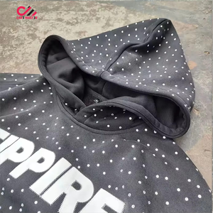 Conjunto Deportivo CARE MASTER con Estampado de Estrellas, Sudadera con Capucha y Pantalones Largos Unisex, Corte Holgado Informal para Otoño - Product Image 5