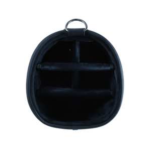 Sac de golf Bagnex Classic noir et blanc, 6 compartiments, léger, pliable, grande capacité, en cuir PU mat de qualité supérieure, imperméable - Product Image 6