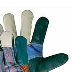 Gants de travail en cuir pas chers avec manchette caoutchoutée, doublure en coton, fourrure, polaire ou jersey, gants de travail de haute qualité, antistatiques et résistants à l'abrasion - Product Image 2
