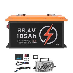 Batteria al Litio per Golf Cart 36V 150Ah con BMS 200A, Monitor Touch e App Mobile, Batteria LiFePO4 - Product Image 1