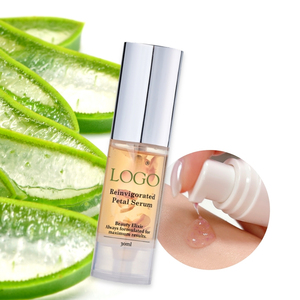 OEM Hyaluronic Acid Moisturizing Aloe Vera Soothing Whitening Brightening Serum Sensitive Skin Home Use Private Label <b>Face</b> - Product Image 3