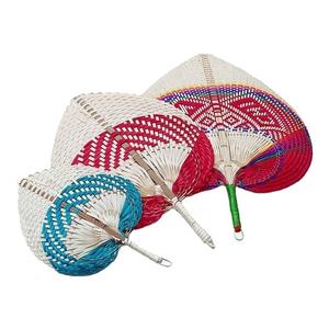 Ventilador de rafia de ratán de caña de paja tejida a mano de gran oferta de exportación de Vietnam, ventilador de mejor venta 99 DATOS dorados 2025 tendencia - Product Image 2