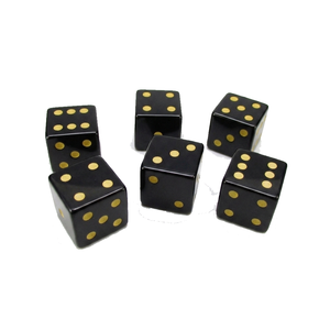 Stone Black obsidian D6 <b>Dice</b> Cube Natural Gemstone Crystal Stone D6 <b>Dice</b> Engraved Stone Custom <b>Dice</b> <b>Sets</b> - Product Image 3