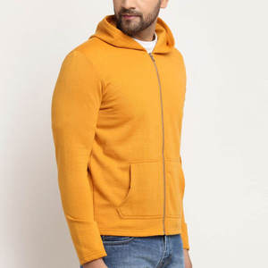 Sweat à capuche homme confortable avec logo professionnel, coupe oversize, en coton mélangé, style classique, en polaire, offre spéciale - Product Image 4
