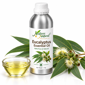 Huile essentielle d'eucalyptus naturelle, 100% pure, feuilles séchées, distillée à la vapeur, huile aromatique florale, revitalisant pour la peau - Product Image 3