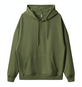 Sudaderas con Capucha de Algodón para Hombre, Ligeras, de Manga Larga, Casuales, de Color Sólido, Marca Privada OEM, Sudaderas de Moda - Product Image 1