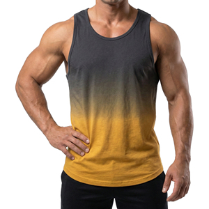 Débardeurs Homme Personnalisables OEM de Haute Qualité pour la Gym, le Sport et le Quotidien – Coupe Musclée Dégradée – Vente en Gros - Product Image 3