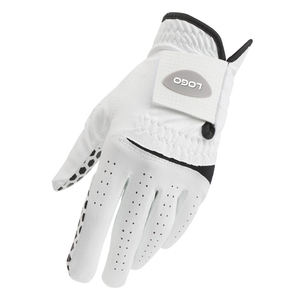 Gant de golf DARIB IMPEX rose en cuir véritable gaufré, main droite, antidérapant, fermeture auto-agrippante, pour homme, usage sportif, emballage spécial - Product Image 5