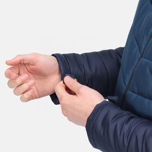 Blouson à bulles bleu pour hommes, coupe-vent, bleu, à capuche, hiver, - Product Image 4