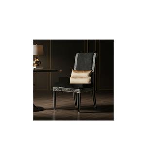 Silla Clásica de Resina con Incrustaciones de Hueso, con Detallado Trabajo de Incrustación que Ofrece Comodidad y Elegancia Visual - Product Image 4