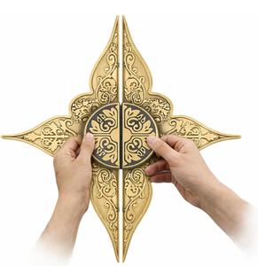 Traditional <b>Brass</b> Novelty Shape Furniture Handle <b>Knob</b> for Wardrobe Entry <b>Door</b> Durable Design - Product Image 2