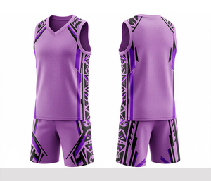 Unisex Green Geometric Basketball Jersey <b>Set</b> Sleeveless V-Neck Moisture Wicking Mesh Athletic Wear All Seasons <b>Cheap</b> Price OEM - Product Image 4