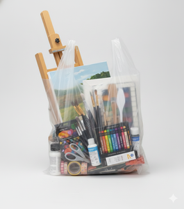 Sac en HDPE industriel pour l'emballage d'équipements de protection individuelle (EPI), marque RAO, modèle 007 TSB, certifié ISO 9001, sac haute densité - Product Image 1