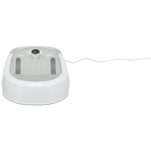 Bebedero Automático Duo Stream de 1 Litro, Color Blanco y Azul, para Mascotas Pequeñas - Product Image 1