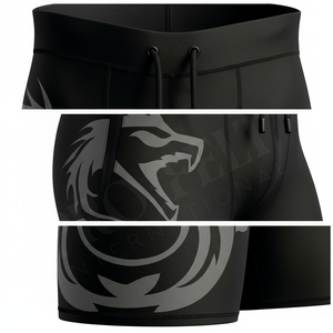 All Season High Quality Sportswear Fighting Punching Kickboxing Compression Shorts Custom Made Design Printed Shorts OEM ODM - Product Image 4
