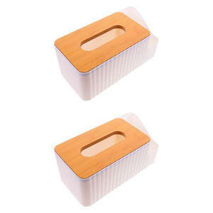 Boîte à mouchoirs carrée blanche pour hôtel, mariage, décoration de table, distributeur de mouchoirs - Product Image 3