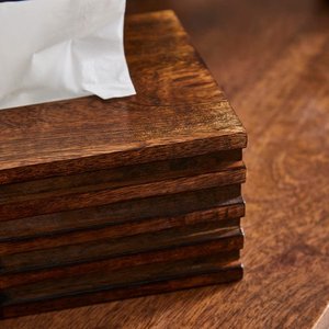 Timeless Wooden Tissue Box Holder For Classic And Modern Home Decor Offering Functional Storage With Natural Beauty - Product Image 2