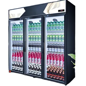 Fan soğutma süpermarket içecek ekran dik soğutucu dik içecek buzdolabı yeni stylevegetable ekran buzdolabı