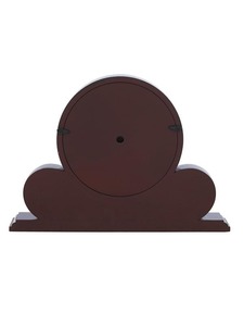 Reloj de Escritorio Moderno de Madera con Números Romanos, Movimiento Mecánico, Diseño Circular, Función de Alarma y Repetición, para el Año Nuevo - Product Image 5