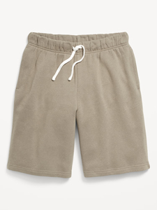 Shorts Bermuda en Coton pour Hommes avec Imprimé Logo Flamme et Cordon de Serrage à la Taille, Style Décontracté - Product Image 4