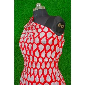 Robe longue maxi en coton pour femme, élégante et moderne, style décontracté, hip-hop, mignonne, naturelle, douce, asymétrique à une épaule, longueur ras du sol, idéale pour l'été et les soirées. - Product Image 4