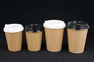 Porte-gobelet pour boisson chaude à emporter jetable personnalisé porte-gobelet en papier pour café porte-gobelet à emporter - Product Image 5