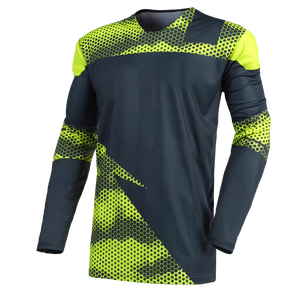 Jersey de Motociclismo Personalizado para Hombre, Transpirable, Ecológico, Tejido de Spandex/Poliéster, Impresión por Sublimación - Product Image 1