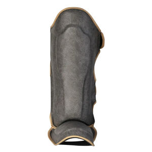 Nouvelles protections de tibia en cuir PU de qualité supérieure avec fermeture à lacets pour l'entraînement MMA, protection complète, couleur personnalisable, sport - Product Image 3