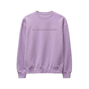 เสื้อสเวตเชิ้ตคอกลมผ้าฟลีซทรงลำลองพอดีตัวสำหรับออกกำลังกาย พิมพ์ลายได้ตามต้องการ เสื้อแขนยาวสำหรับผู้ชาย เสื้อผ้าฤดูหนาว ผ้าฝ้าย 100% - Product Image 3