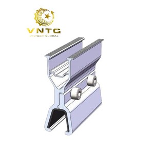 Vntech ทั่วโลกอุปกรณ์ติดตั้งพลังงานแสงอาทิตย์ AL6005-T6แคลมป์หลังคาโลหะอลูมิเนียม kliplock - Product Image 4