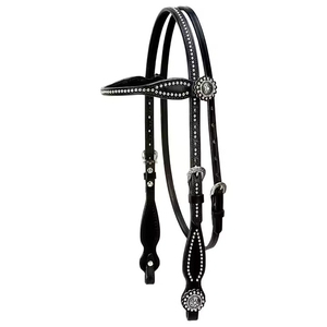 Al por mayor Nuevo Cabestro American Prairie Horse Horse Halter para hombre y mujer, para fiestas, playa y equitación, con estampado personalizado, de ala ancha, con logotipo personalizado, de material PU - Product Image 6