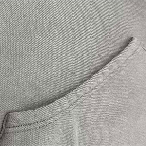 Sudadera con capucha de algodón lavado de primera calidad para hombre, estilo vintage, 100% algodón, 400 GSM, peso pesado, la más vendida. - Product Image 4