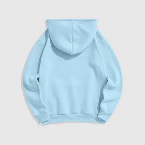 Service de fabrication OEM ODM de sweats à capuche en molleton de coton brodés sur toute la longueur, personnalisés, unisexes, avec logo phosphorescent, style streetwear - Product Image 5