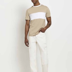 Camiseta de Manga Corta Lisa de Algodón Personalizada OEM para Hombre |   Fabricante de Ropa de Marca Privada - Product Image 5