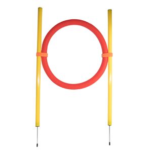 Kit de Entrenamiento de Agilidad para Perros con Aro Plegable, Equipo de Entrenamiento de Obstáculos Portátil - Product Image 1