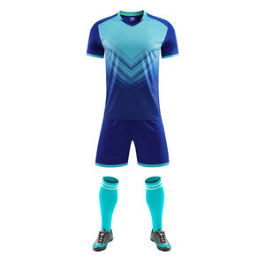 Maillots de football respirants, ensemble complet, haute qualité, vente en gros, maillots de football pour hommes, séchage rapide, nouveau design, haute qualité, maillots de football personnalisés - Product Image 3