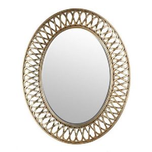 กรอบกระจกอะลูมิเนียมทรงกลมสไตล์ดั้งเดิม พร้อมขอบตกแต่งสีบรอนซ์ สำหรับบ้าน โรงแรม บาร์ ในราคาถูกที่สุด - Product Image 1