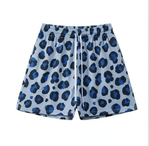 Leopard Print Men's Mesh Shorts Breathable Drawstring Casual Short <b>Pants</b> White Black Patterned Summer Wear - Product Image 6