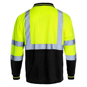 Long Sleeve Workwear Safety Security Polo <b>Shirts</b> Unisex Outdoor Reflective Roadway Safety Construction Polo <b>Shirts</b> For Worker - Product Image 6