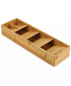Negozio di timoni™Organizzatore di posate compatte di bambù | Joseph Joseph - Product Image 1