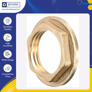 Premium Quality Wholesale Price Durable 3/4 Inch <b>Lock</b> Nut Gasket Pipe Fitting NPT Female Brass Flange Hex <b>Lock</b> Nut for Sale - Product Image 4