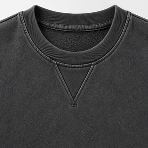 Sweat-shirt à col rond pour homme WARPRO, coupe classique, jaune uni, avec poche, pull décontracté, 100% coton, vêtements d'hiver - Product Image 6